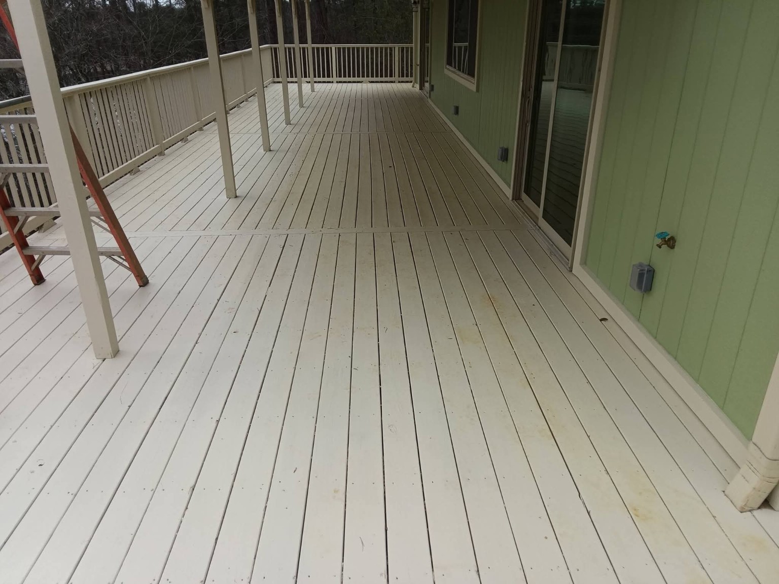 Deck before final finish