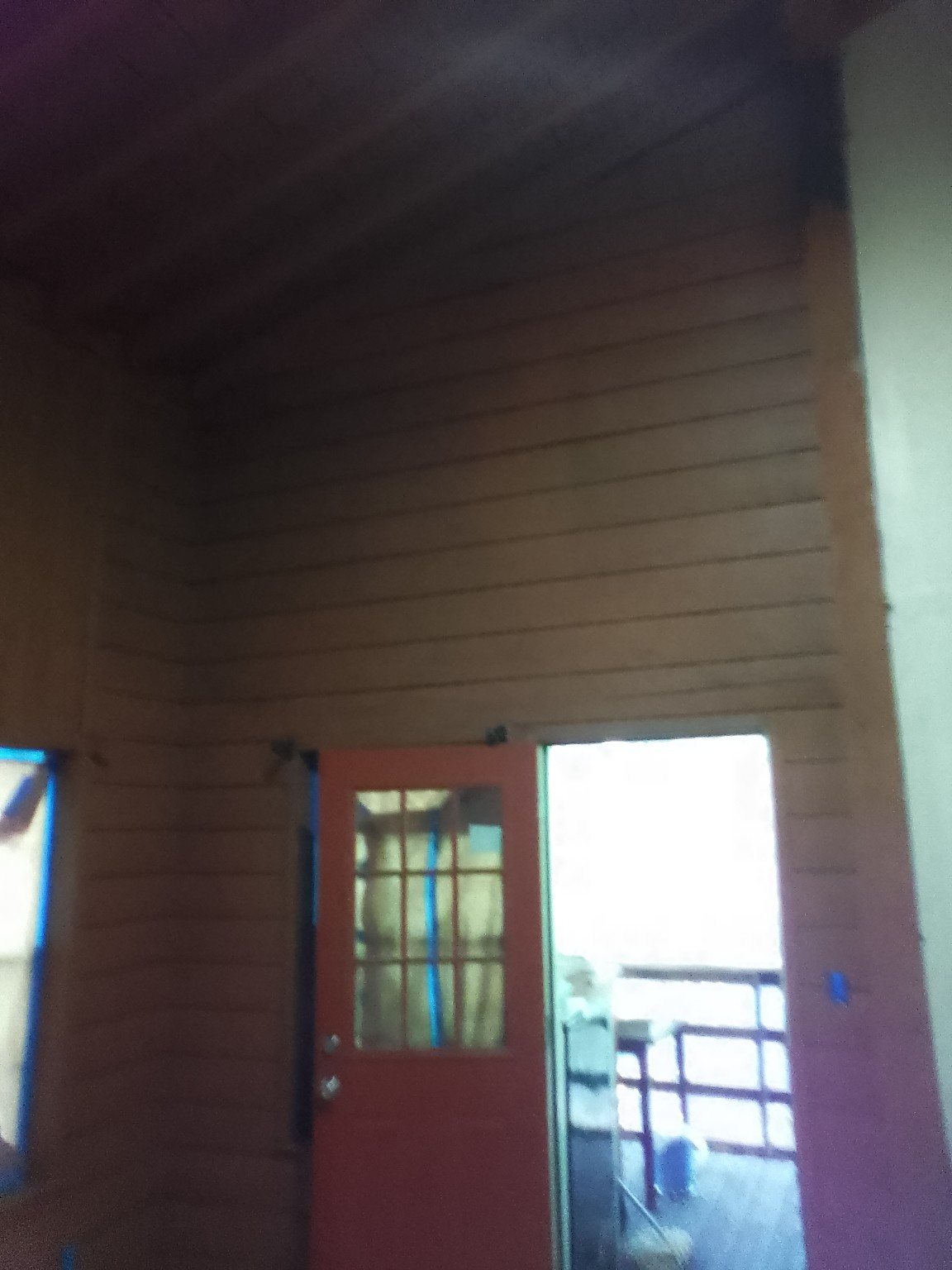 Interior wall and door finish project